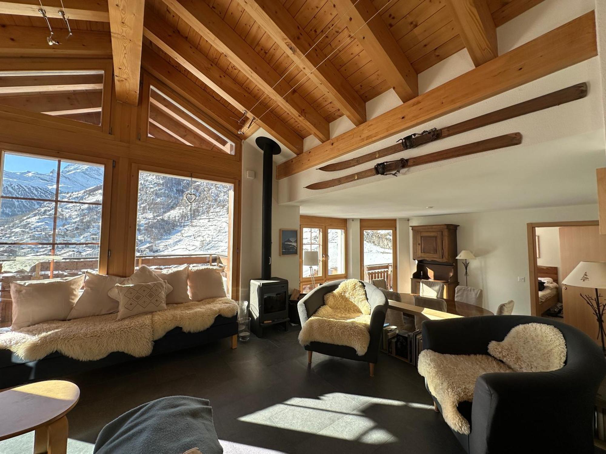 Modern Self-Catering Apartment With Matterhorn Views Zermatt Exterior foto